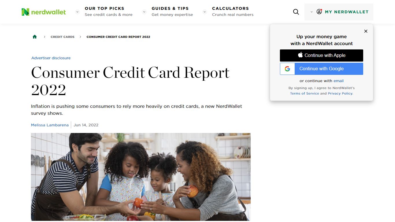 Consumer Credit Card Report 2022 - NerdWallet